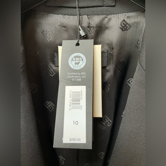 Banana Republic Black Wool Blazer NWT - Picture 5 of 13